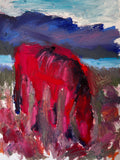 Red horse sketch