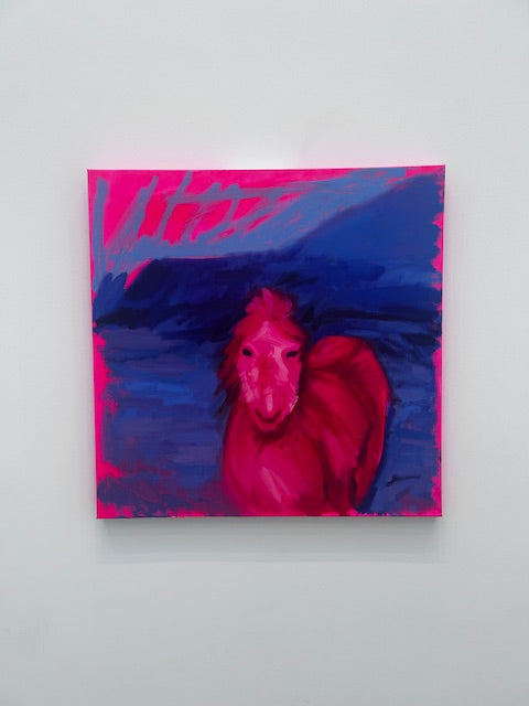 Pink horse friend